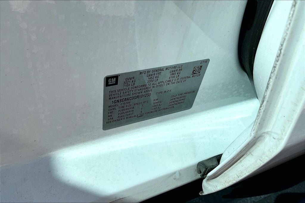 2016 Chevrolet Tahoe LT