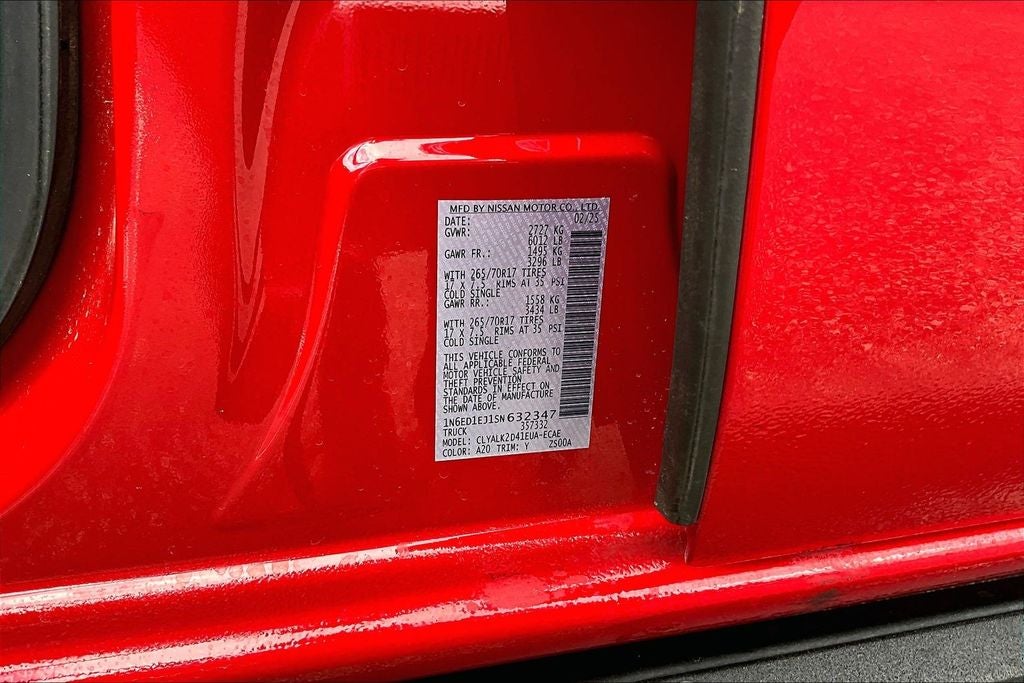 2025 Nissan Frontier PRO-X