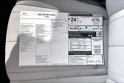 2026 INFINITI QX60 LUXE