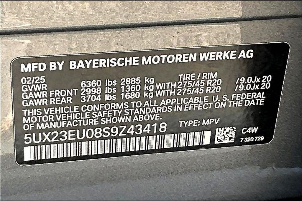 2025 BMW X5 xDrive40i