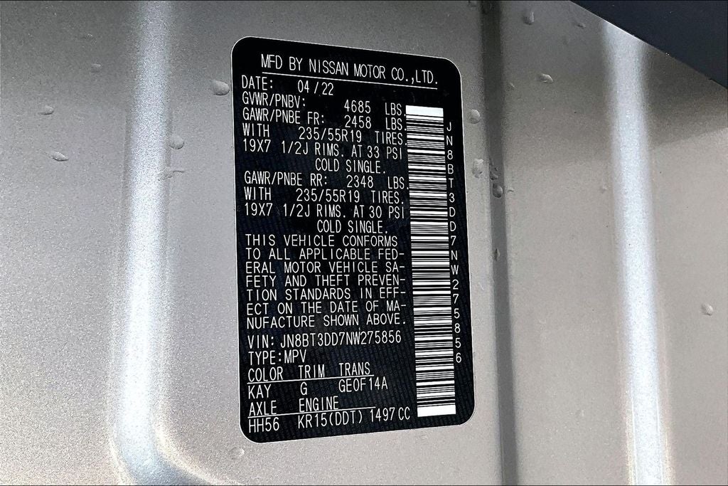 2022 Nissan Rogue Platinum