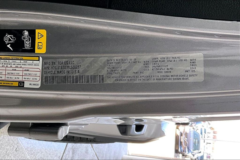 2021 Jeep Gladiator Sport