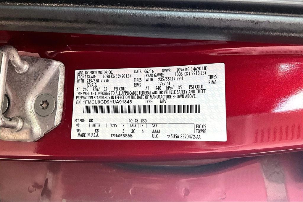 2017 Ford Escape SE