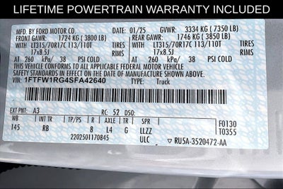 2025 Ford F-150 Raptor