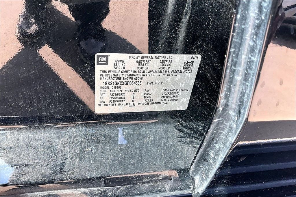 2016 GMC Yukon XL SLT