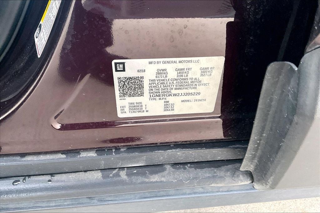 2018 Chevrolet Traverse LT Cloth w/1LT