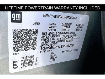 2025 Chevrolet Tahoe LT