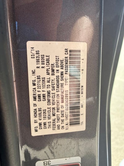 2014 Honda Accord LX-S
