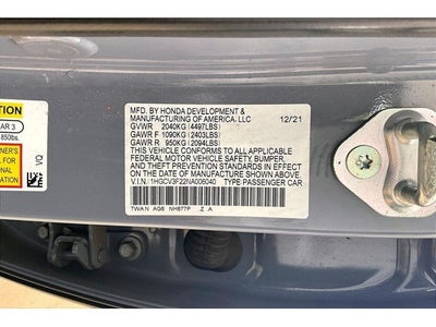 2022 Honda Accord Hybrid Sport