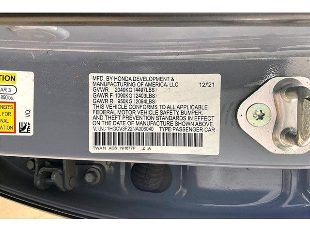 2022 Honda Accord Hybrid Sport