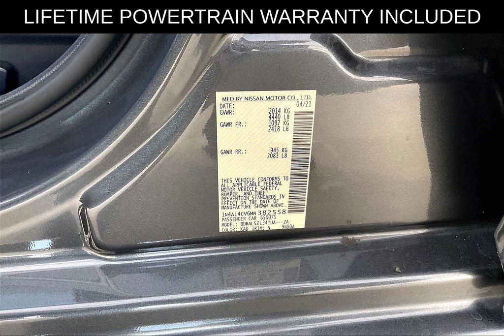 2021 Nissan Altima 2.0 SR