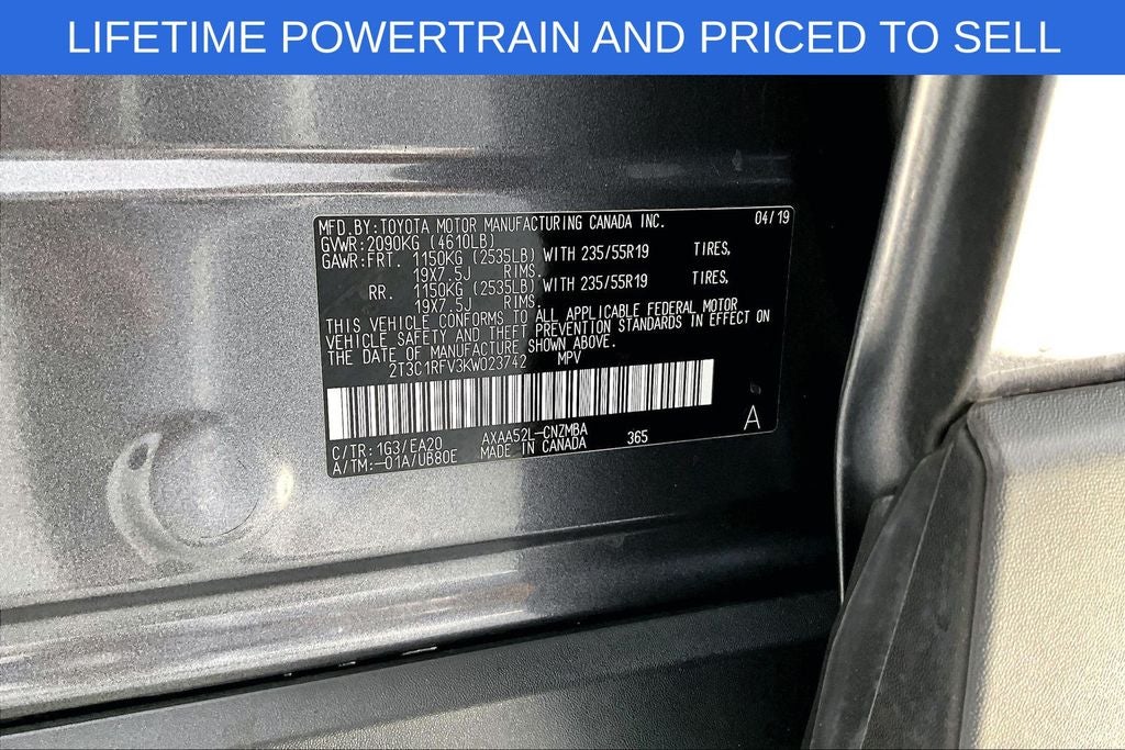 2019 Toyota RAV4 XLE Premium