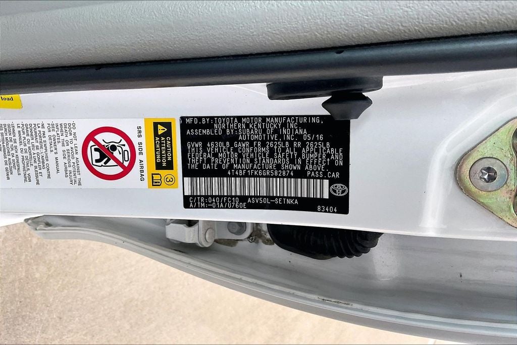 2016 Toyota Camry LE
