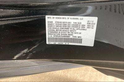 2018 Honda Odyssey EX-L