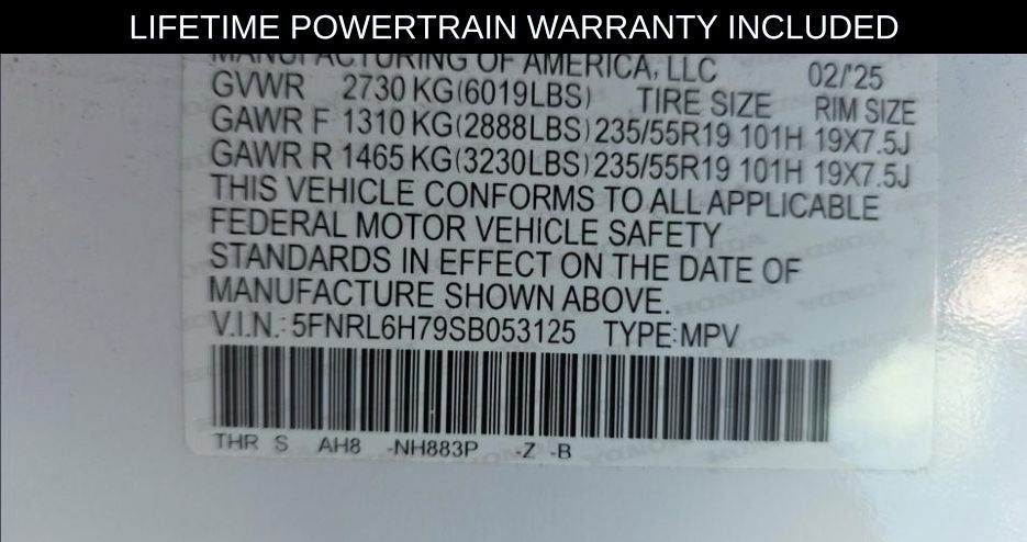 2025 Honda Odyssey Sport-L