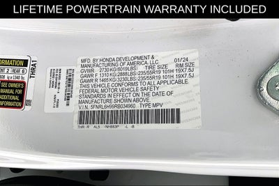 2024 Honda Odyssey Elite