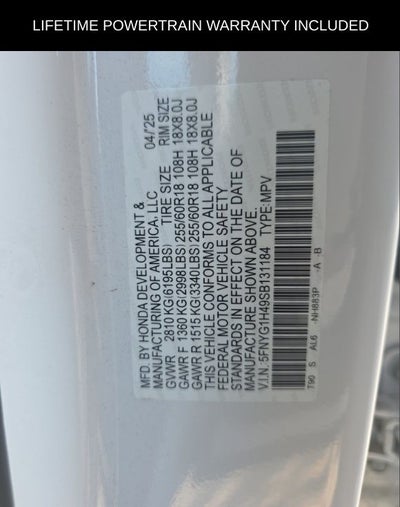 2025 Honda Pilot EX-L