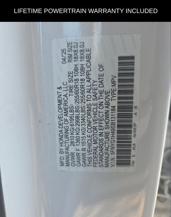 2025 Honda Pilot EX-L