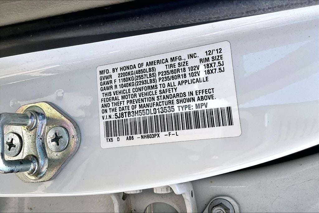 2013 Acura RDX Technology Package