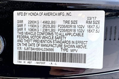 2017 Acura RDX Technology Package