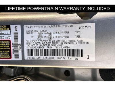 2020 Toyota Tacoma SR5