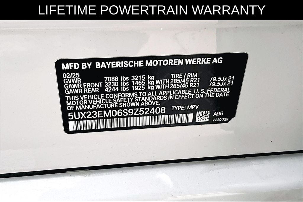 2025 BMW X7 xDrive40i M Sport