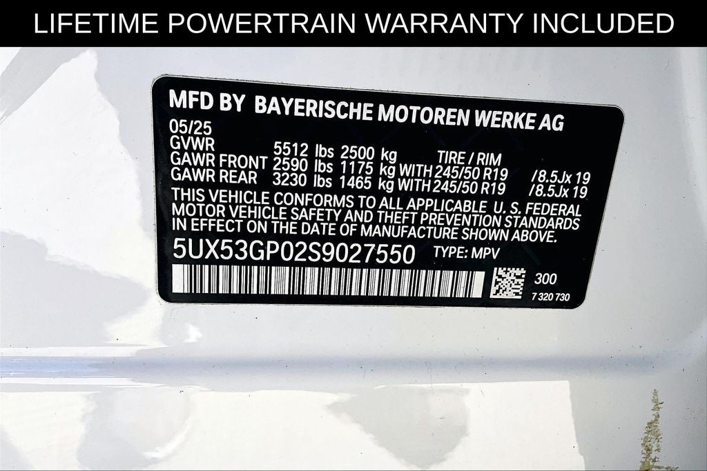 2025 BMW X3 30 xDrive M Sport