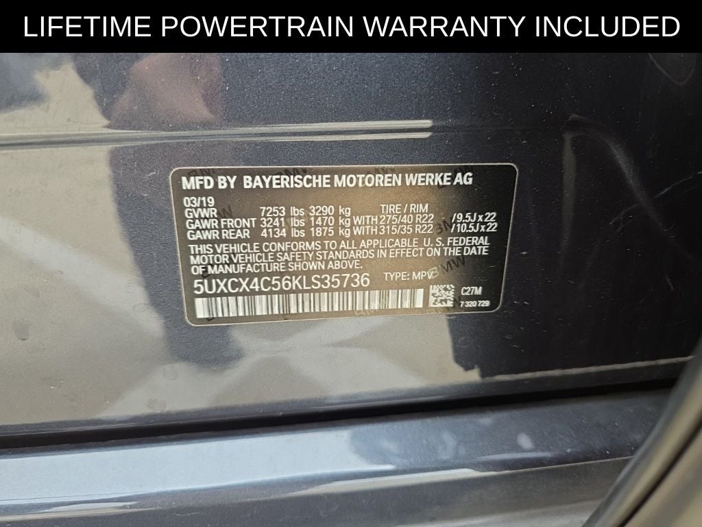 2019 BMW X7 xDrive50i