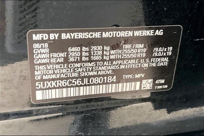 2018 BMW X5 xDrive50i