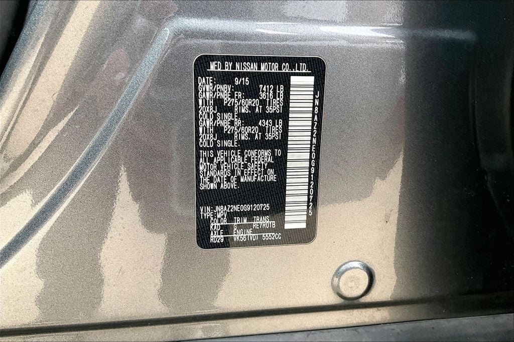 2016 INFINITI QX80 Base