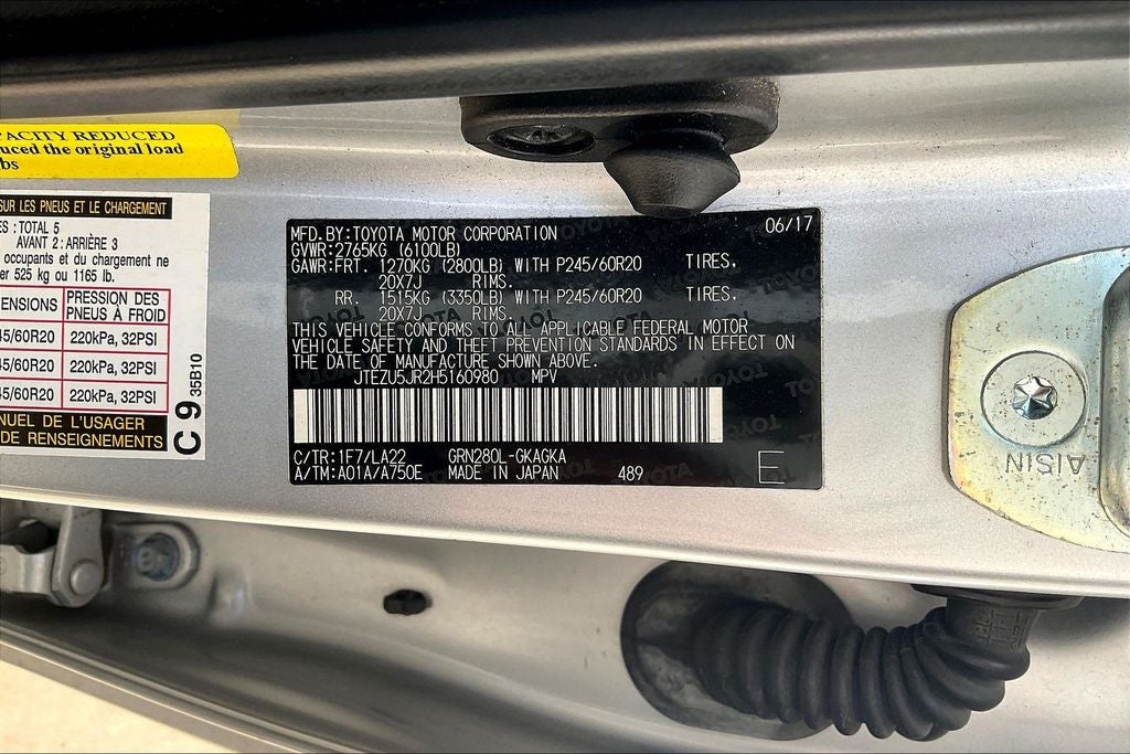 2017 Toyota 4Runner Limited