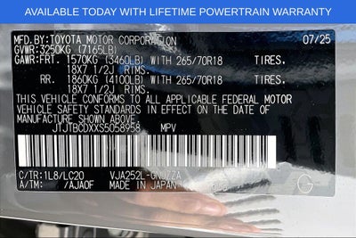 2025 Lexus GX 550 Overtrail