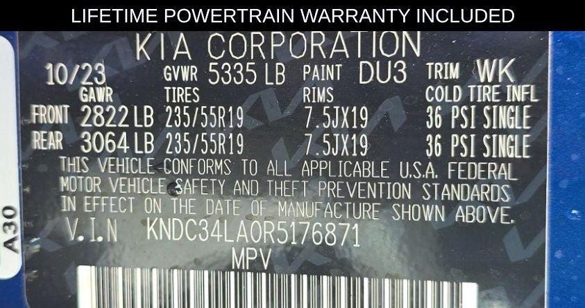 2024 Kia EV6 Wind