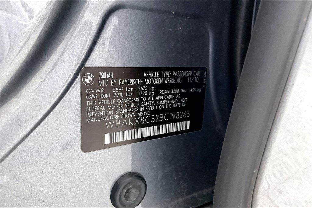 2011 BMW 7 Series ActiveHybrid 750Li