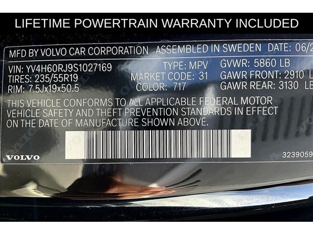 2025 Volvo XC60 Plug-In Hybrid T8 Core