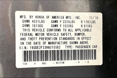 2017 Acura ILX 2.4L