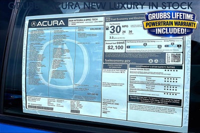 2026 Acura Integra A-Spec Tech Package