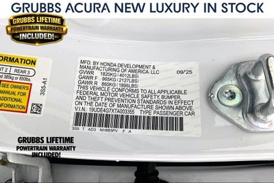 2026 Acura Integra A-Spec Tech Package