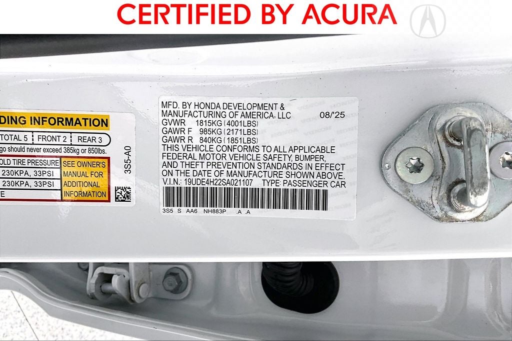 2025 Acura Integra Base