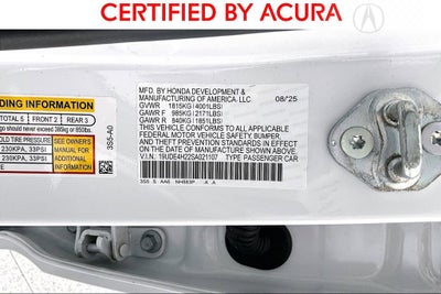 2025 Acura Integra Base