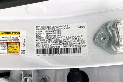 2026 Acura Integra Base