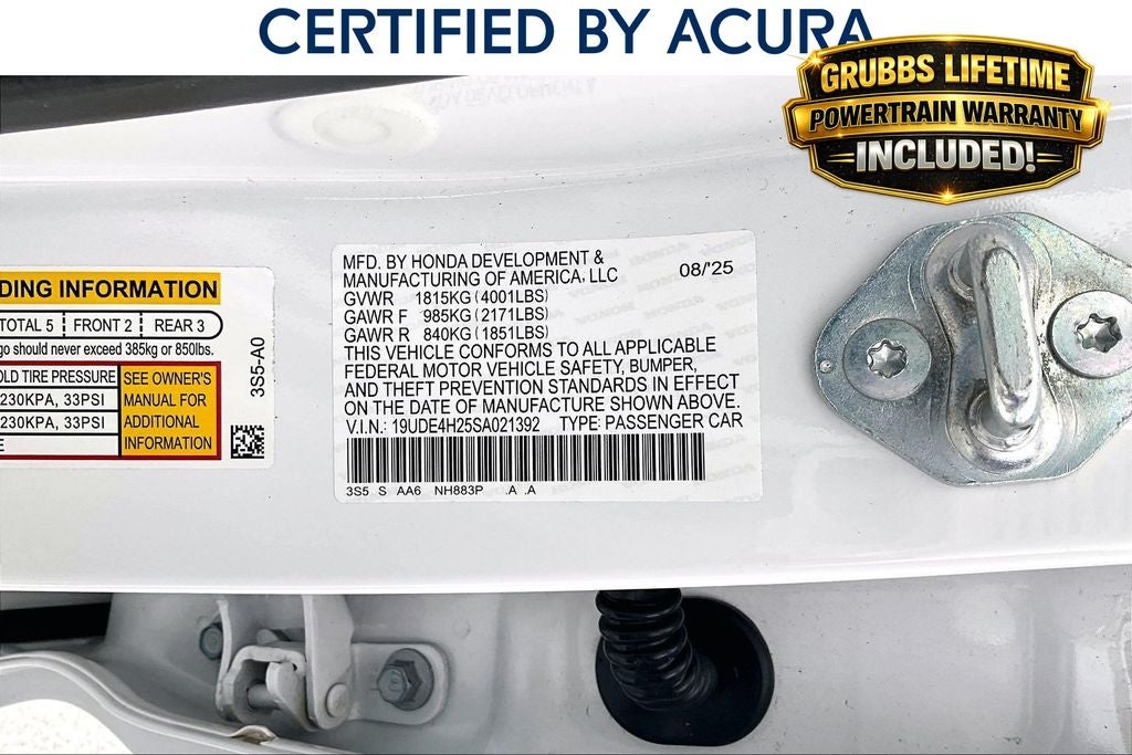 2025 Acura Integra Base