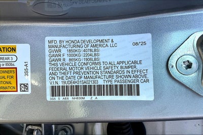 2025 Acura Integra A-Spec Package