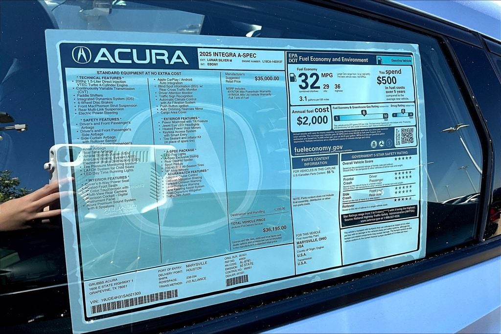 2025 Acura Integra A-Spec Package
