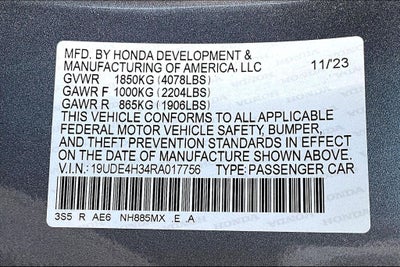 2024 Acura Integra A-Spec Package