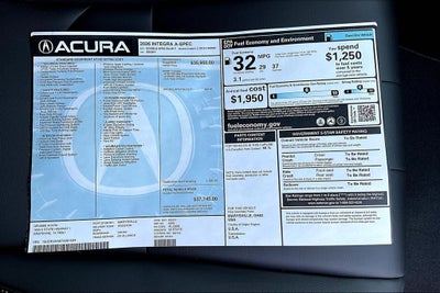 2026 Acura Integra A-Spec Package