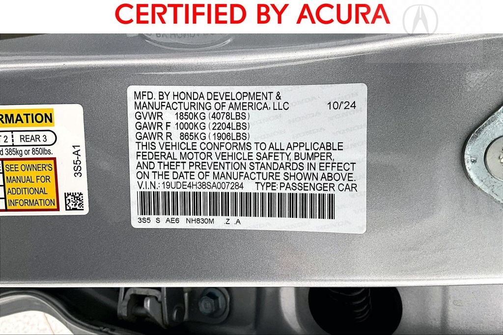 2025 Acura Integra A-Spec Package