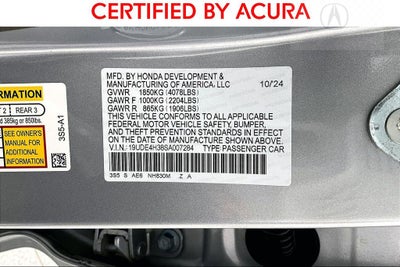 2025 Acura Integra A-Spec Package