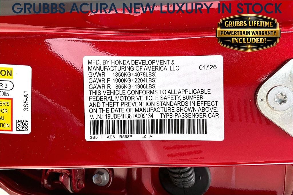 2026 Acura Integra A-Spec Package