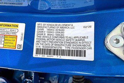 2026 Acura Integra A-Spec Package